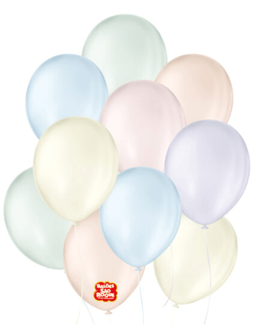 BALAO CANDY COLORS 11 SORTIDO COM 25 UNIDADES SAO ROQUE