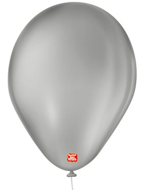 BALAO LISO 7 CINZA COM 50 UNIDADES SAO ROQUE
