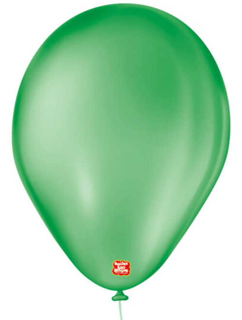 BALAO LISO 7 VERDE BANDEIRA COM 50 UNIDADES SAO ROQUE