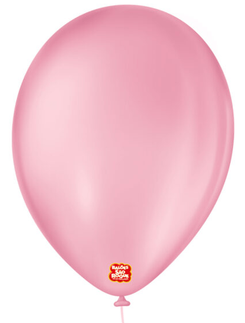 BALAO LISO 7 ROSA TUTTI-FRUTTI COM 50 UNIDADES SAO ROQUE