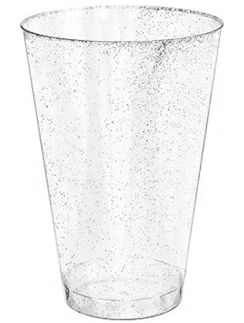 COPO GLITTER 340ML COM 4 UNIDADES MAKE+