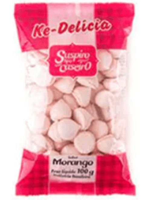 SUSPIRO MORANGO 100G CONFEITUDO