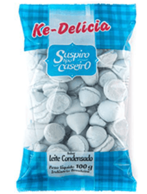 DOCE SUSPIRO SABOR LEITE CONDENSADO 100G KE DELICIA