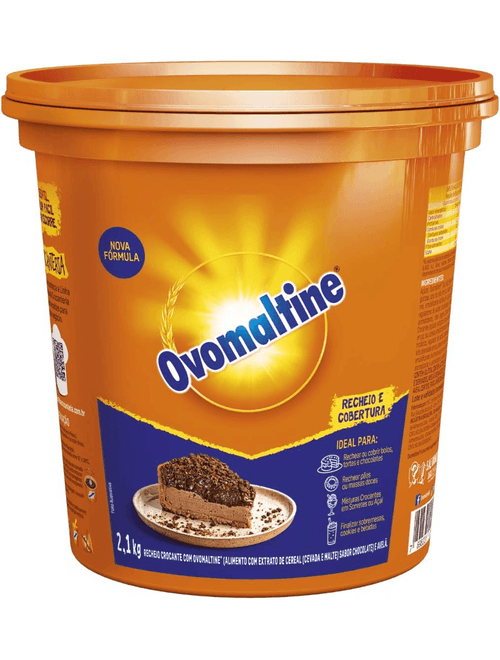 RECHEIO CROCANTE PROFISSIONAL 2,1KG OVOMALTINE