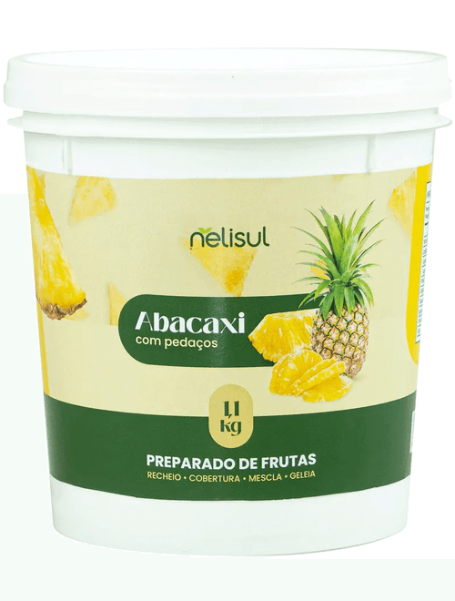 RECHEIO DE ABACAXI COM PEDACOS 1,01KG NELISUL