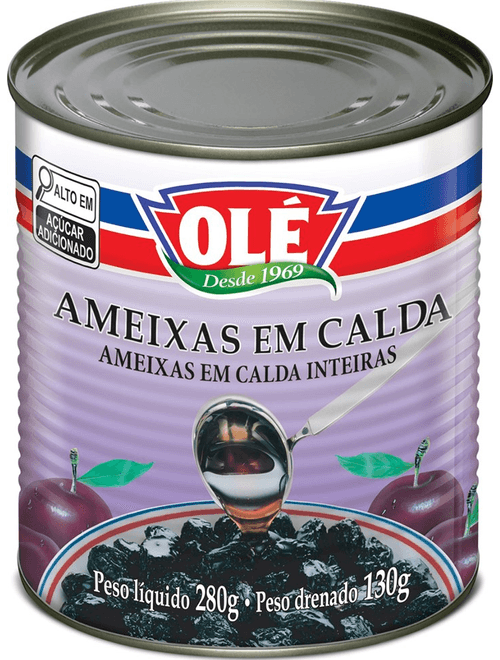 AMEIXAS EM CALDA 130G OLE