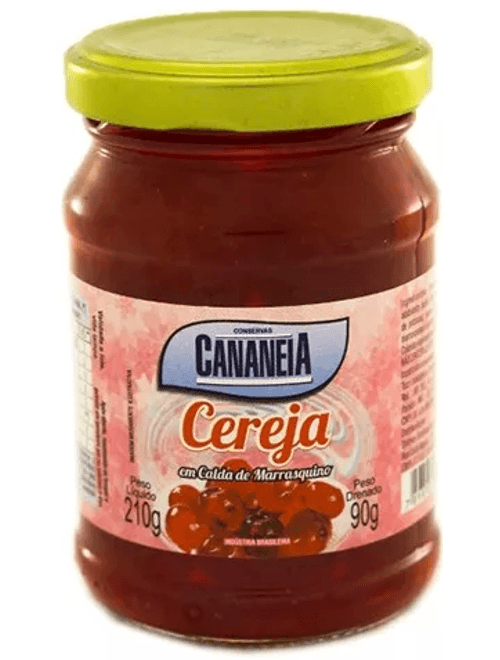 CEREJA EM CALDA SABOR MARRASQUINO 90G CANANEIA
