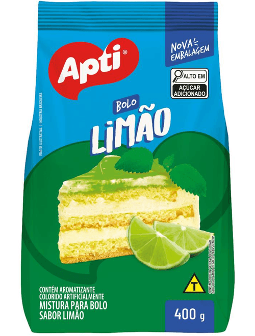 MISTURA PARA BOLO SABOR LIMAO 400G APTI
