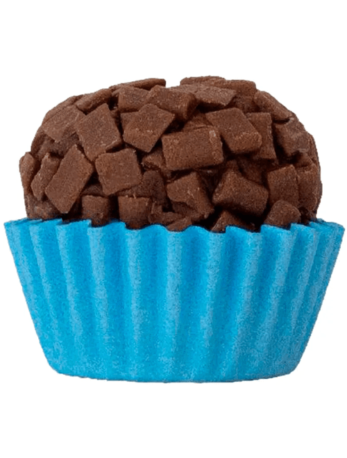 FORMA PAPEL LISA NUMERO 4 COM 100 UNIDADES AZUL BEBE MAGO