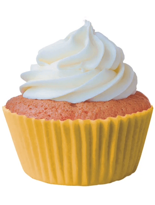 FORMA GREASE NUMERO 2 PARA CUPCAKE COM 45 UNIDADES AMARELA MAGO
