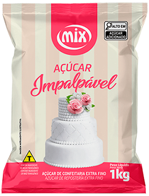 ACUCAR IMPALPAVEL EXTRA FINO 1KG MIX