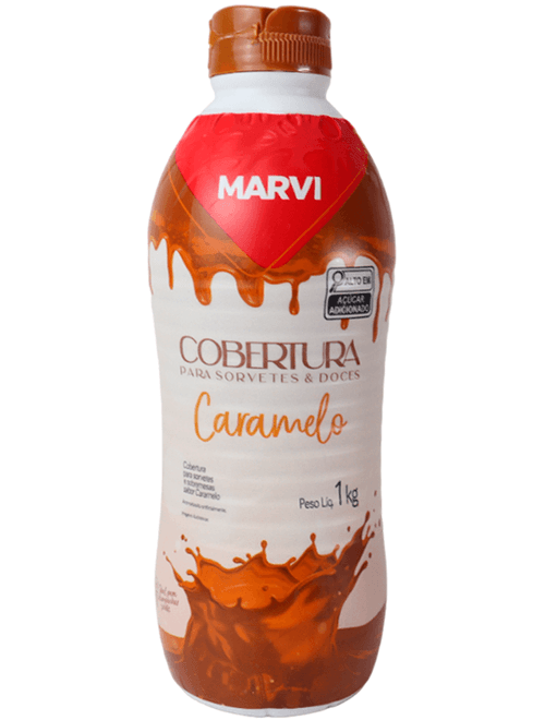 COBERTURA PARA SORVETE DE CARAMELO 1KG MARVI