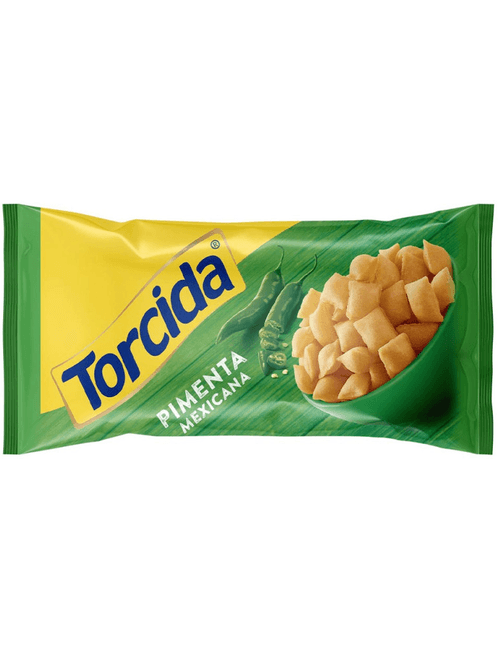 SALGADINHO TORCIDA SABOR PIMENTA MEXICANA CONTEM 24 PACOTES DE 60G CADA LUCKY