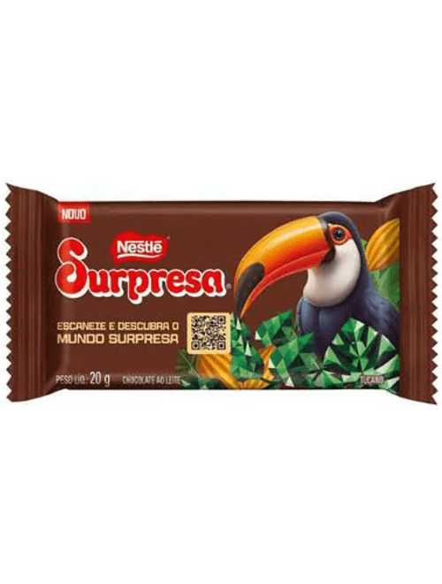 CHOCOLATE AO LEITE SURPRESA COM 22 UNIDADES DE 20G CADA NESTLE