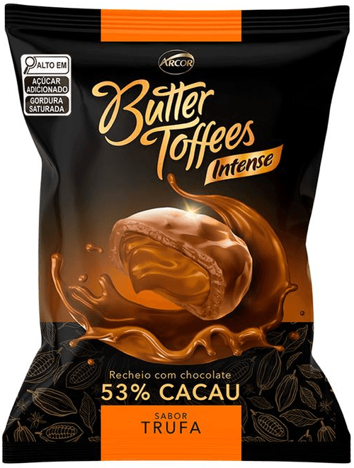 BALA BUTTER TOFFEES INTENSE TRUFA 500G ARCOR