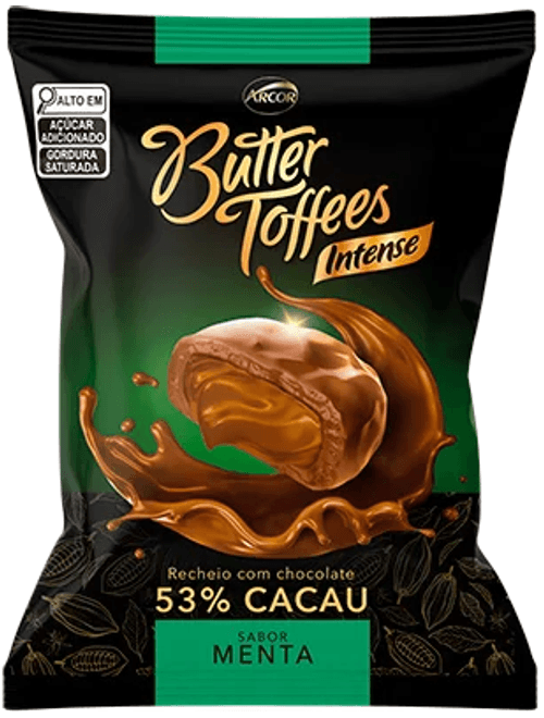 BALA BUTTER TOFFEES INTENSE MENTA 500G ARCOR