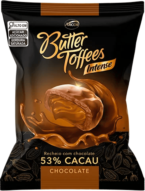 BALA BUTTER TOFFEES INTENSE CHOCOLATE 500G ARCOR