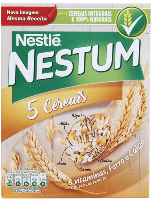 FLOCOS CEREAL 5 CEREAIS NESTUM 250G NESTLE