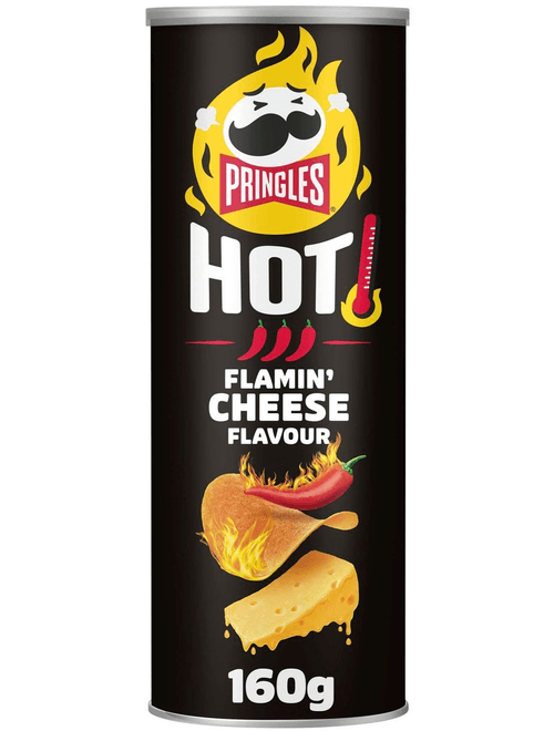 BATATA PRINGLES 160G HOT FLAMIN CHEESE