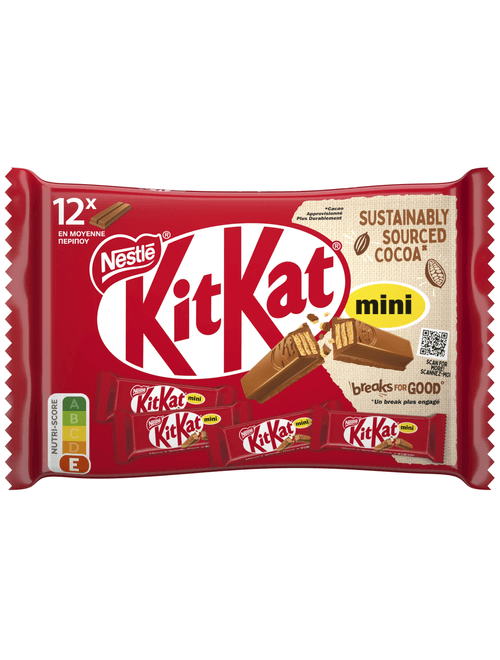 MINI KIT KAT AO LEITE COM 12 UNIDADES NESTLE