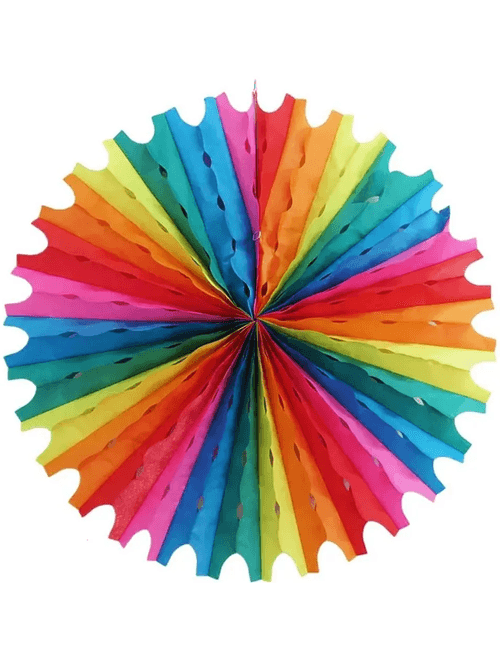 ENFEITE JUNINO CIRCULO COLORIDO 50CM