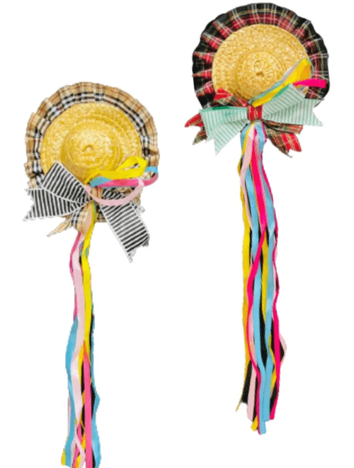 PRESILHA CHAPEU BONECA CAIPIRA VERA