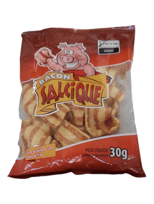 SALGADINHO BACON 30G LISTRADO SALCIQUE