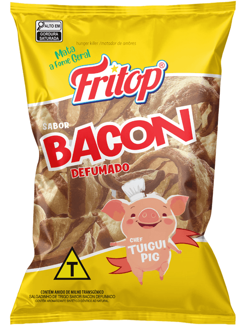 SALGADINHO SABOR BACON 60G TUIGUI FRITOP