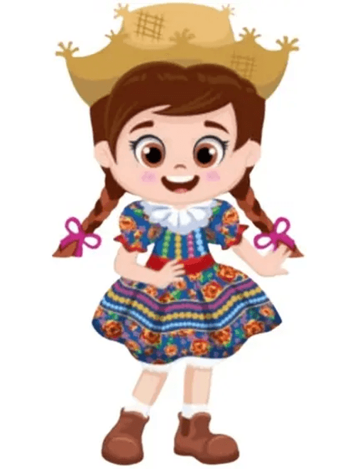 PAINEL JUNINO MENINA CAIPIRA PIFFER