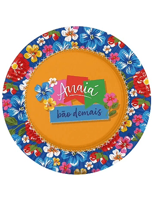 PRATO LAMINADO NUMERO 6 ARRAIA BAO DEMAIS CROMUS