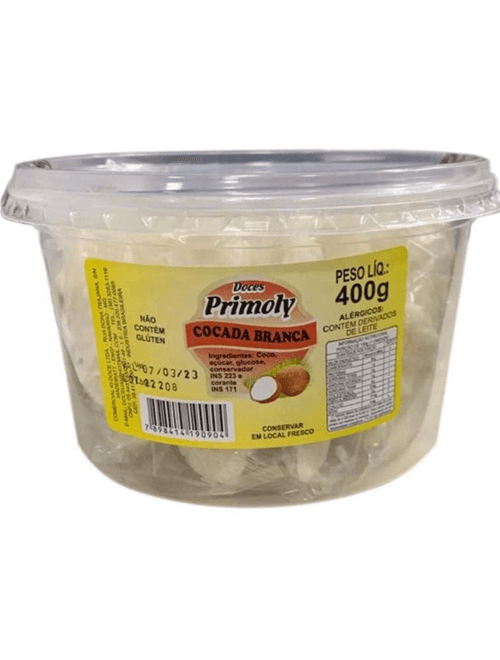 COCADA BRANCA 400G PRIMOLY