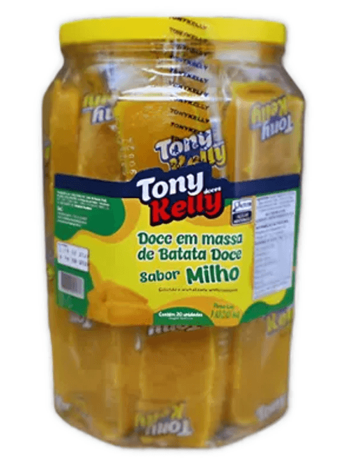 DOCE EM MASSA DE BATATA DOCE SABOR MILHO 510G TONY KELLY