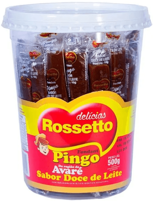 DOCE FONDANT PINGO DE LEITE SABOR CHOCOLATE 500G ROSSETTO