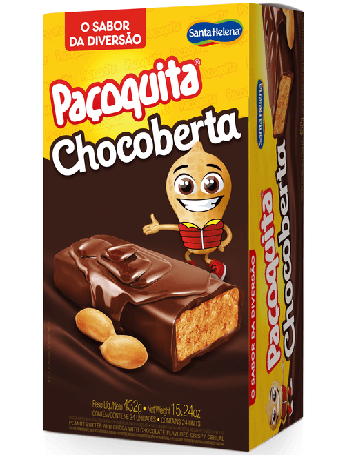 PACOQUITA COM COBERTURA CHOCOLATE 432G SANTA HELENA