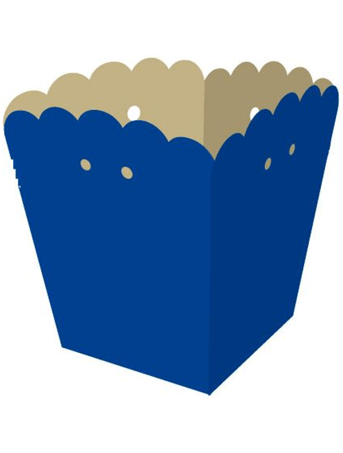 CACHEPOT DE PAPEL AZUL ROYAL COM 10 UNIDADES FUN FESTA