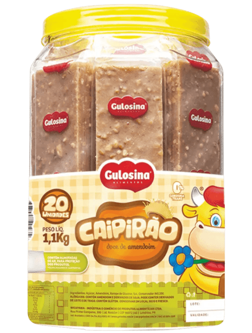 DOCE DE AMENDOIM CAIPIRAO 1.1KG GULOSINA
