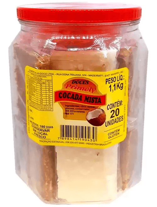 COCADA MISTA 1,1KG PRIMOLY