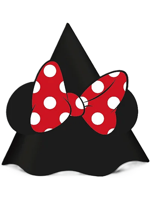 CHAPEU MINNIE MOUSE COM 8 UNIDADES REGINA