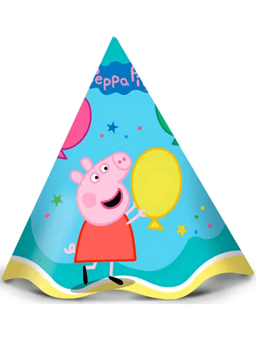 CHAPEU PEPPA PIG CLASSICA COM 8 UNIDADES REGINA