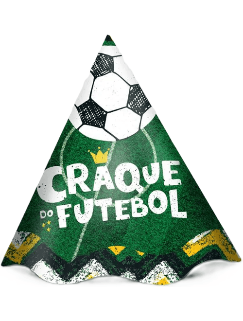 CHAPEU FUTEBOL COM 8 UNIDADES REGINA