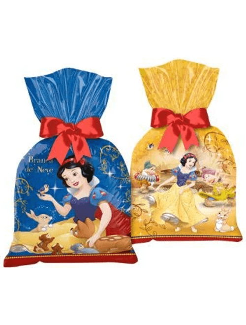 SACOLA PLASTICA BRANCA NEVE CLASSICA COM 8 UNIDADES REGINA