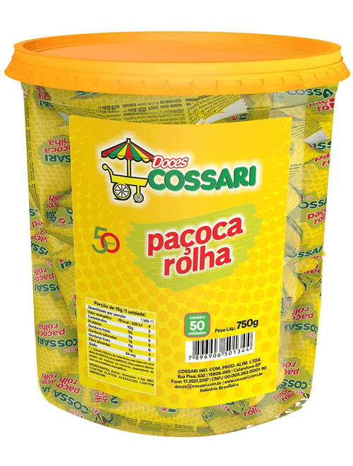 PACOCA ROLHA 750G COSSARI