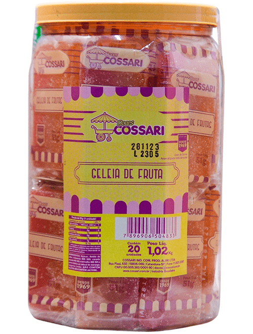 GELEIA DE FRUTA 1020KG COSSARI