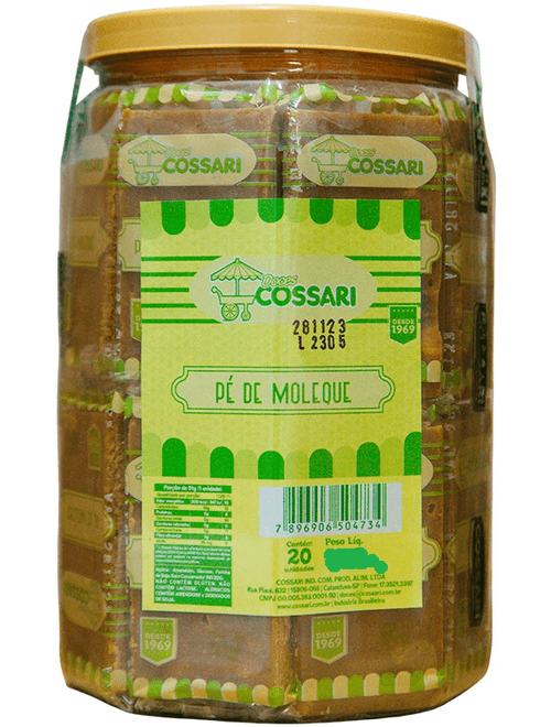 PE DE MOLEQUE CROCANTE 800G COSSARI