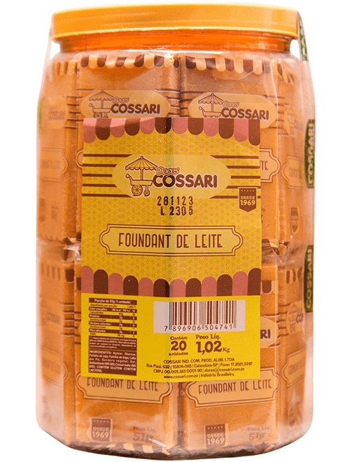FOUNDANT DE LEITE 1020KG COSSARI
