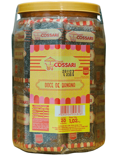 DOCE DE BANANA 1020KG COSSARI