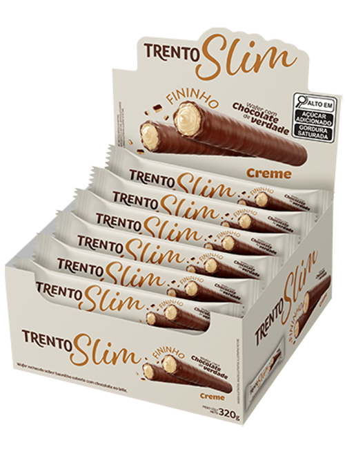 TRENTO SLIM CREME COM 16 UNIDADES DE 20G CADA