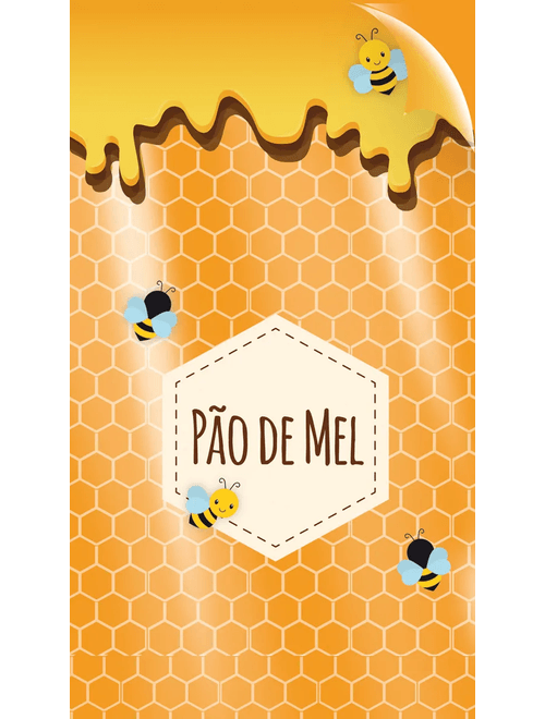 SACO TRANSPARENTE 11X19.5CM PAO DE MEL COM 50 UNIDADES CROMUS