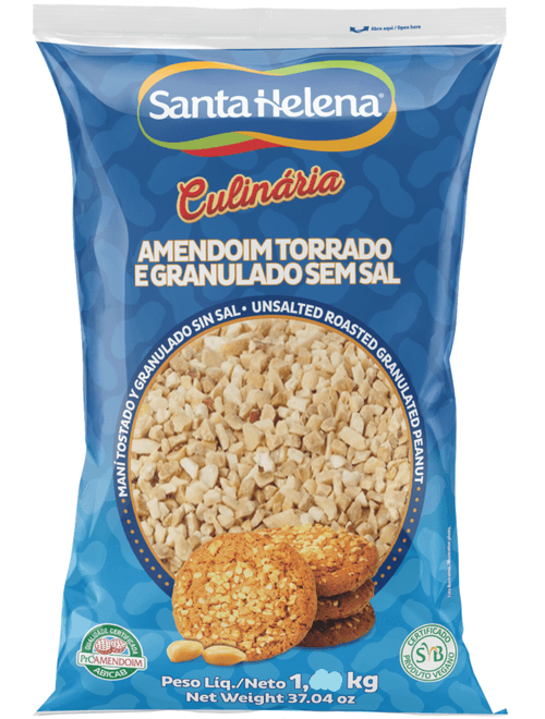 AMENDOIM GRANULADO SEM SAL 1,01KG SANTA HELENA
