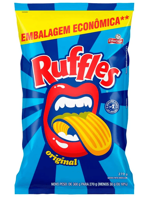 BATATA RUFFLES ORIGINAL 270G ELMA CHIPS